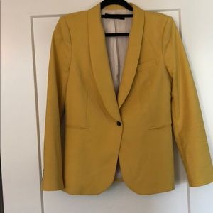 Zara mustard yellow blazer